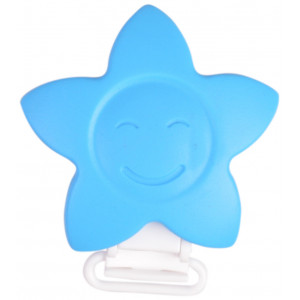 Infinity Hearts Seleclips Silikon Stern Blau 5x5cm - 1 Stück von Infinity Hearts