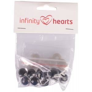 Infinity Hearts Sicherheitsaugen/Amigurumi-Ösen Klar 18mm - 5 Sets von Infinity Hearts