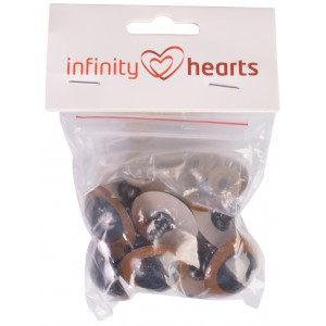 Infinity Hearts Sicherheitsaugen / Amigurumi Augen Gold 30mm - 5 Sets von Infinity Hearts