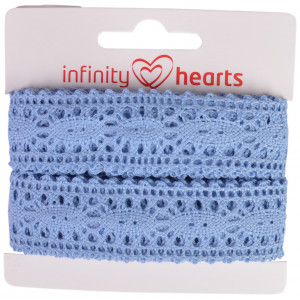 Infinity Hearts Spitzenband Polyester 25mm 05 Blau - 5m von Infinity Hearts