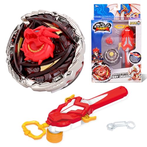 INFINITY NADO Kreisel mit magnetischer Abschussvorrichtung, Kampfkreisel aus Metall, Kreiselspielzeug für Kinder Jungen Mädchen 5 6 7 8 9 10 11 12 Jahre alt Fiery Dragon INFINITY NADO Kreisel mit magnetischer Abschussvorrichtung, Kampfkreisel aus Metall, Kreiselspielzeug für Kinder Jungen Mädchen 5 6 7 8 9 10 11 12 Jahre alt Fiery Dragon von Infinity Nado