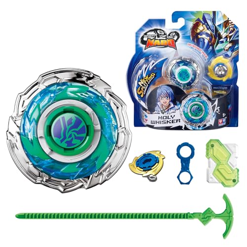 INFINITY NADO Kreisel für Kinder Metall Spielzeug Jungen, Kreisel Launcher Spielzeug Jungen, Spinning Tops Jungen ab 5 6 7 8 9 10 11 12 Jahre, Standard Pack Super Whisker von INFINITY NADO