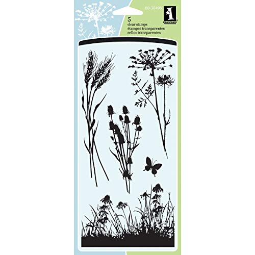 Inkadinkado Meadow Floral Clear Stempel-Set, 5-teilig von Inkadinkado