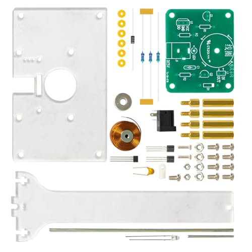 Inkoby Elektronisches Experimentierset zum Selberbauen mit Elektromagnetischer Schwingung, Versorgung mit Blinkender LED-Erkennung, Elektronisches DIY-Set von Inkoby