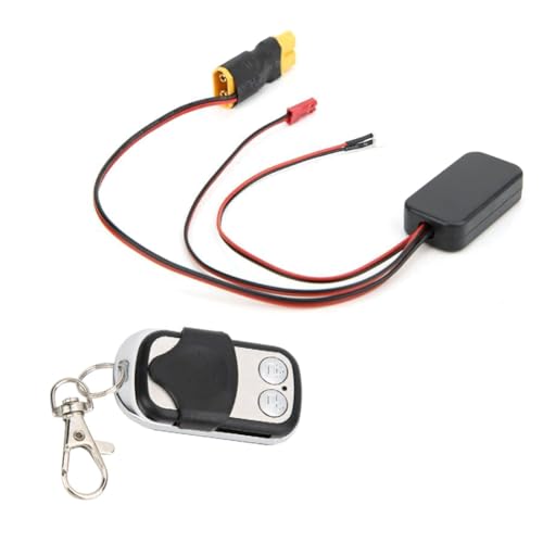 Inkoby Ferngesteuerte Auto-Seilwinde Controller Drahtlose Fernbedienung Seilwinde Controller Geeignet für D90 SCX10 TRX4 90046 Seilwinden-Kit Xt60-Stecker von Inkoby