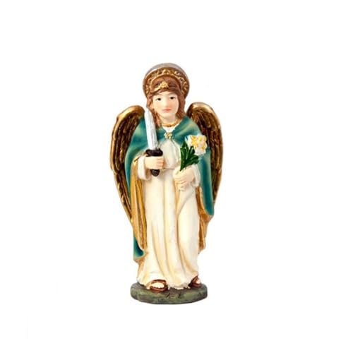 Inmaculada Romero IR Erzengel Heiliger Uriel Figur 8 cm. Harzskulptur von Inmaculada Romero IR