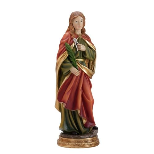 Inmaculada Romero IR Figur der Heiligen Apolonia 30 cm. Sockel aus Harz, Schutzpatron der Zahnärzte. Unisex. Länge (cm): 30. von Inmaculada Romero IR