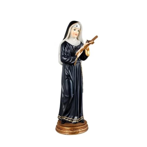 Inmaculada Romero IR Figur der Heiligen Rita 31 cm. Sockel aus Harz, Schutzpatron unmöglicher Ursachen. Unisex. Länge (cm): 31. von Inmaculada Romero IR