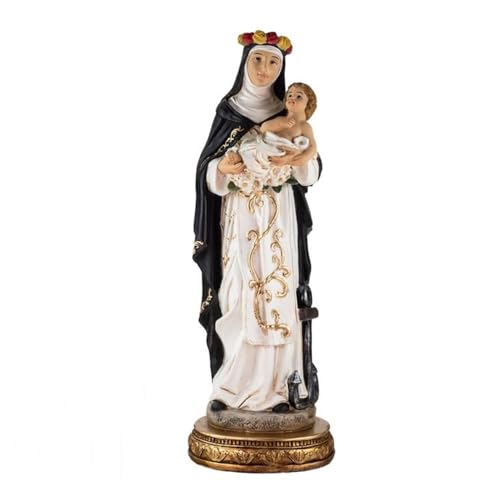 Inmaculada Romero IR Figur der Heiligen Rose von Lima 30 cm. Kinderdetail auf Harzbasis. Unisex. Länge (cm): 30. von Inmaculada Romero IR