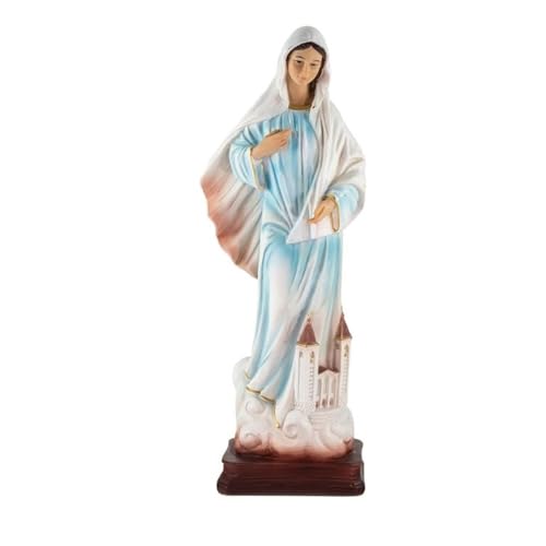 Inmaculada Romero IR Figur der Jungfrau von Medjugorje 30 cm. Harzskulptur von Inmaculada Romero IR