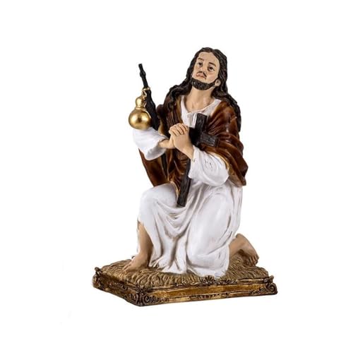 Inmaculada Romero IR Figur des Heiligen Alexis 24 cm. Harzbildschutz von Menschen in Einer Straßensituation. Unisex. Länge (cm): 24. von Inmaculada Romero IR