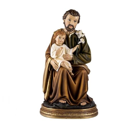 Inmaculada Romero IR Figur des Heiligen Josef 30 cm. Sitzendes Kind auf Harzbasis. Unisex. Länge (cm): 30. von Inmaculada Romero IR