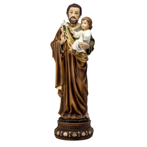 Inmaculada Romero IR Figur des Heiligen Josef 60 cm. Kinderdetail auf Harzbasis. Unisex. Länge (cm): 60. von Inmaculada Romero IR