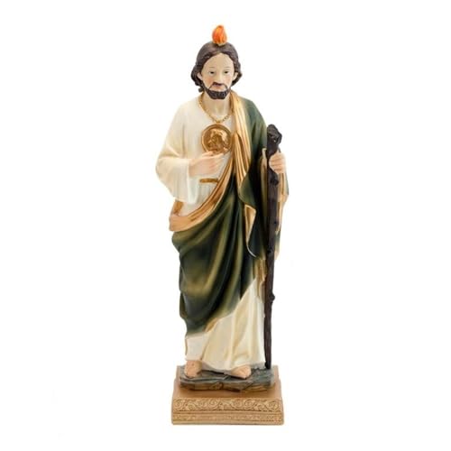 Inmaculada Romero IR Figur des Heiligen Judas Thaddäus 32cm. Muster schwieriger Ursachen auf Harzbasis. Unisex. Länge (cm): 32. von Inmaculada Romero IR