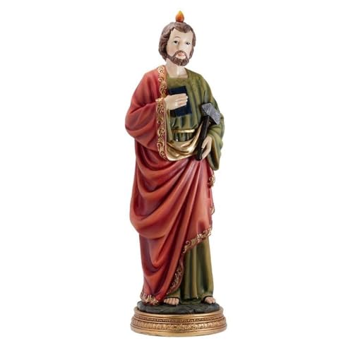 Inmaculada Romero IR Figur des Heiligen Judas Thaddäus 40 cm. Details des Axtmusters auf Harzbasis sind schwierig. Unisex. Länge (cm): 40. von Inmaculada Romero IR