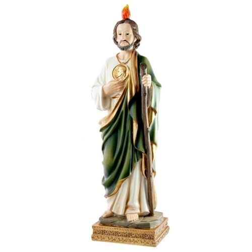 Inmaculada Romero IR Figur des Heiligen Judas Thaddäus 40cm. Muster schwieriger Ursachen auf Harzbasis. Unisex. Länge (cm): 40. von Inmaculada Romero IR