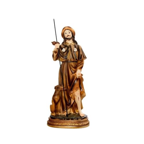 Inmaculada Romero IR Figur des Heiligen Roque 30 cm. Harzbasis. Unisex. Länge (cm): 30. von Inmaculada Romero IR