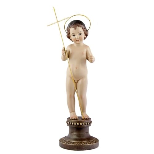 Inmaculada Romero IR Jesuskindfigur 60 cm. Kreuzdetail auf Harzbasis. Unisex. Länge (cm): 60. von Inmaculada Romero IR