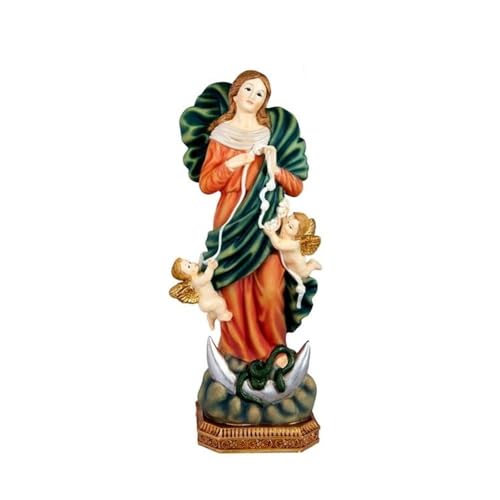 Inmaculada Romero IR Jungfrau Ungebundene Knotenfigur 31 cm. Skulptur Engel Halbmond Harz von Inmaculada Romero IR