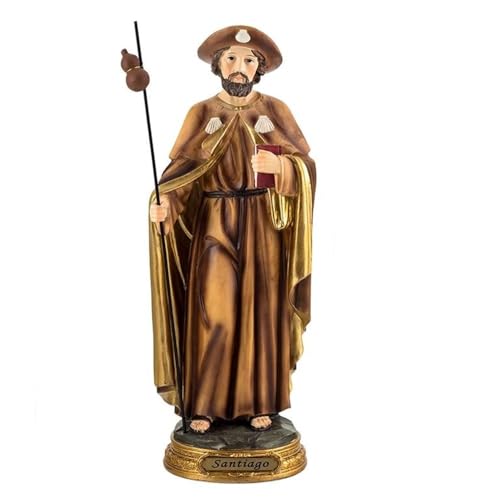 Inmaculada Romero IR Santiago Apostol Figur 40 cm. Grundname des Schutzpatrons Spaniens aus Harz. Unisex. Länge (cm): 40. von Inmaculada Romero IR