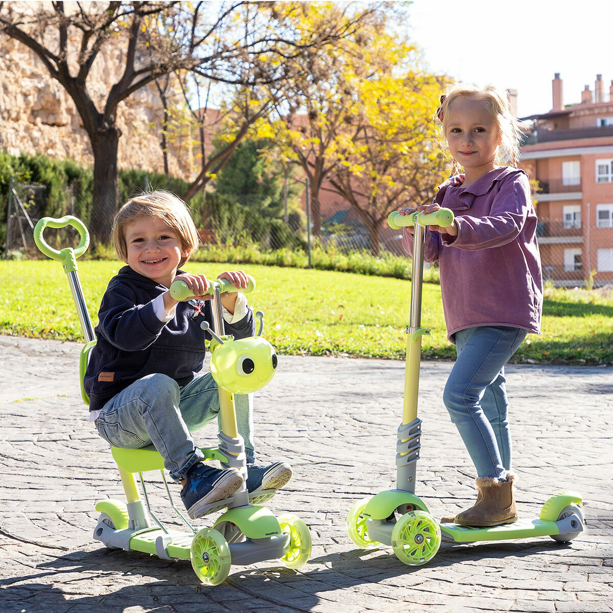 3-in-1 wandelbarer Roller für Kinder Scuvol InnovaGoods von InnovaGoods