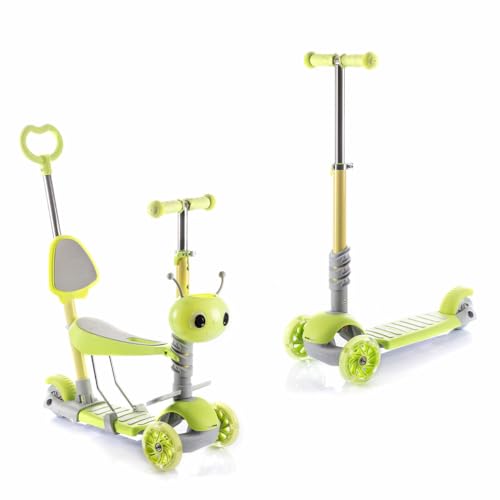 InnovaGoods 8435527825713 Scuvol Kinder Scooter kinderroller, grün, Ajustable von InnovaGoods