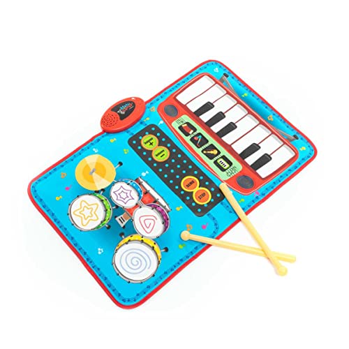 InnovaGoods V0103387 Beats'n'Tunes juguete infantil Musical Tapete 2 in 1, Mehrfarbig von InnovaGoods