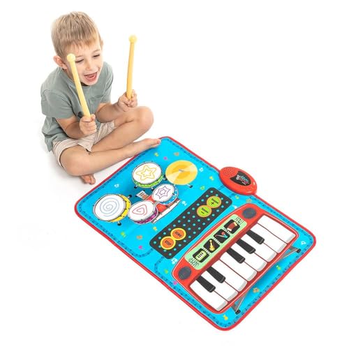 InnovaGoods V0103387 Beats'n'Tunes juguete infantil Musical Tapete 2 in 1, Mehrfarbig von InnovaGoods