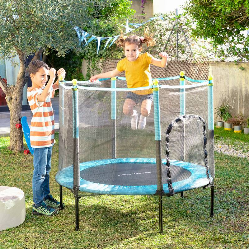 Kindertrampolin mit Sicherheitsnetz Kidine InnovaGoods von InnovaGoods