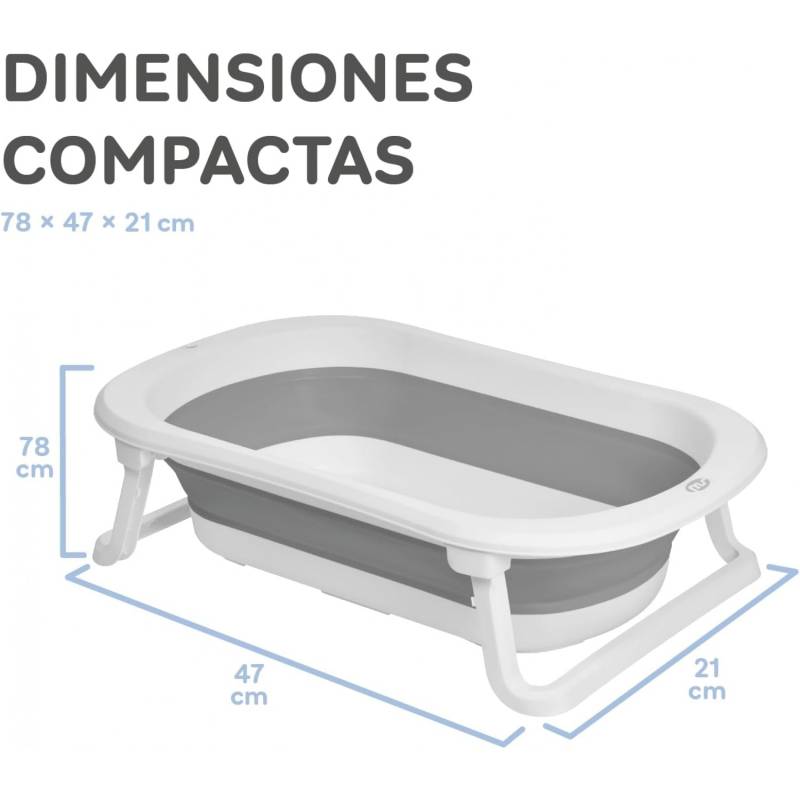 MS Innovaciones Bagnetto Flex Grigio + Cuscino  Stelle von Innovaciones MS