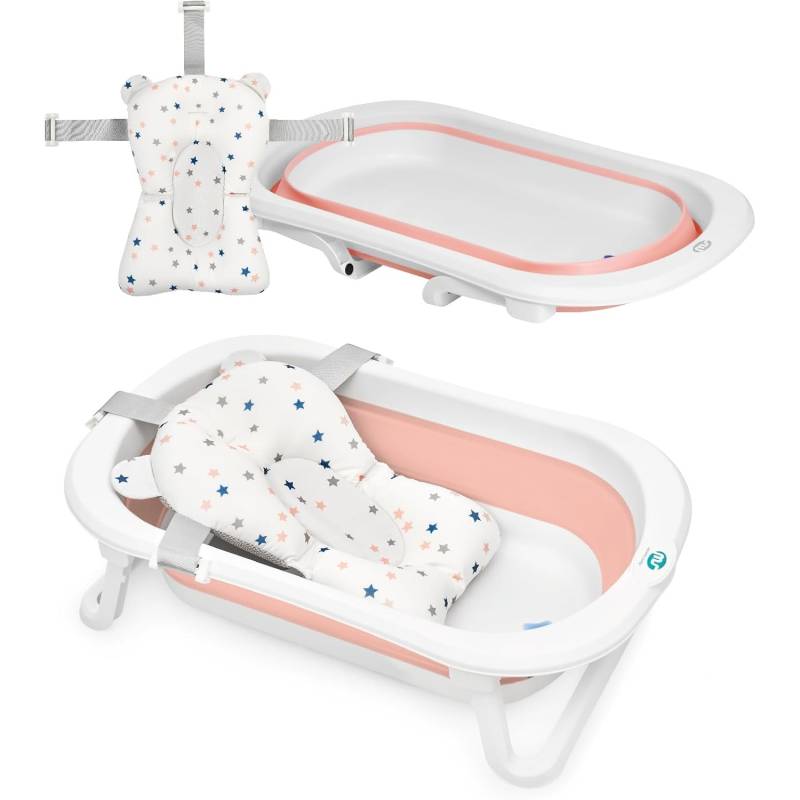 MS Innovaciones Flex Badewanne Rosa + Kissen mit Sternen von Innovaciones MS