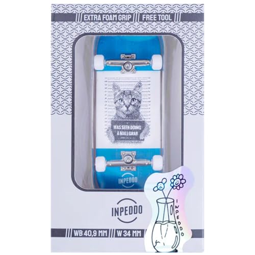 Inpeddo Fingerboard Malgrab Cat 34mm (Blue) von Inpeddo Anno 2008 High Quality Skateboards