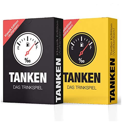 Inspiracles TANKEN das Trinkspiel 2er Set - Klassik + Turbo Edition Trinkspiele für Erwachsene, Lustiges Geschenk für Männer und Frauen, Witziges Partyspiel ab 18, Saufspiel von Inspiracles