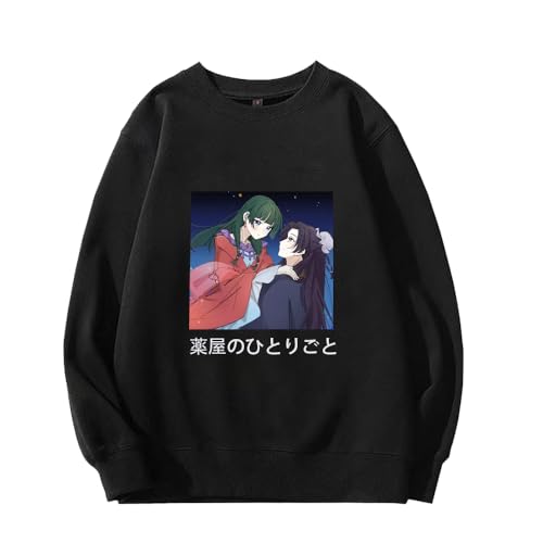 Insxuan Anime Sweatshirt Maomao Sweatshirt Jinshi Pullover Cosplay Long sleeve Strickjacke Manga Lässiges Langarm Rundhalspullover Manga Stil Sweatshirt 3D Cartoon Print Unisex Sudaderas von Insxuan