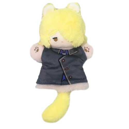 Insxuan Arknights Handwärmer Anime Weiche Figur Młynar Handpuppe Baumwollpuppe Fluffy Plüschies Figure Anime Character Kissen Pillow Geburtstagsgeschenk von Insxuan