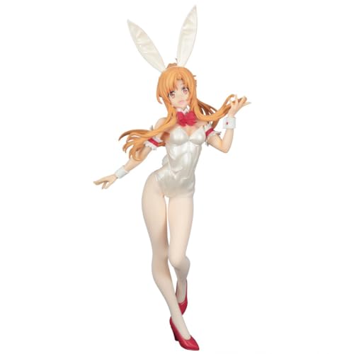 Insxuan Asuna 30cm Weiß Bunny Girl Modell Sammlerstück Figur für Anime Fans und Liebhaber Tischfigur Dekoration Anime Character Asuna Statue Actionfigure von Insxuan