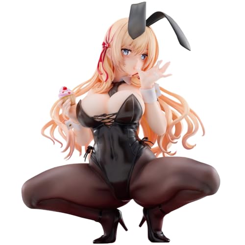 Insxuan Baniga-chan Figur Modell, Anime Bunny Girl-chan Sammelfiguren in schwarzer Seide Bunny Girl Outfits Sammlerstücke Modell von Insxuan