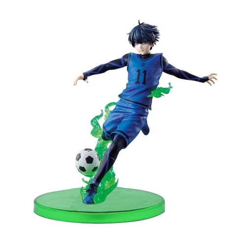 Insxuan Blue Lock Figuren Modell 14CM Isagi Yoichi Figurine Anime Statue Figure Isagi Yoichi ActionFigur Desktop Dekoration Sammlung von Insxuan