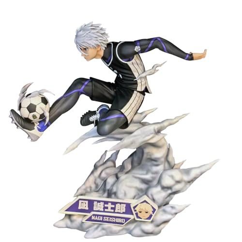 Insxuan Blue Lock Seishiro Nagi Figur, Seishiro Nagi Sportswear Anime Figur Actionfigur Moddle Statue Cartoon Character Seishiro Nagi Figurine von Insxuan