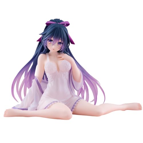 Insxuan Date A Live Yatogami Tohka Figure 13cm Sitzende Schlafanzug Handbemalte Figur Sammlerstück für Fans Yatogami Tohka Statue Modelle von Insxuan