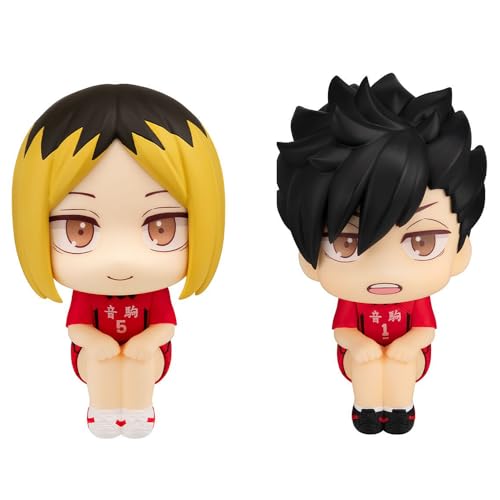 Insxuan Haikyuu!! Anime Modelle, 2PCS Haikyuu Kuroo Tetsurou und Kozume Kenma Figuren Actionfigur Sammelfiguren Schreibtisch Dekoration Cosplay Figuren Anime Charakter Miniaturfiguren für Sammler von Insxuan