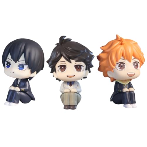 Insxuan Haikyuu!! Anime Modelle, Haikyuu Hinata Shoyo Figuren Actionfigur Sammelfiguren Tobio Kageyama Cosplay Figuren Anime Charakter Oikawa Tooru Miniaturfiguren für Sammler von Insxuan