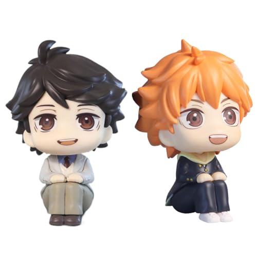 Insxuan Haikyuu!! Anime Modelle, Haikyuu Hinata Shoyo Figuren Actionfigur Sammelfiguren Tobio Kageyama Cosplay Figuren Anime Charakter Oikawa Tooru Miniaturfiguren für Sammler von Insxuan