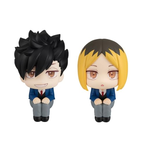 Insxuan Haikyuu!! Anime Modelle, Haikyuu Kozume Kenma Figuren Actionfigur Sammelfiguren Kuroo Tetsurou Cosplay Figuren Anime Charakter Miniaturfiguren für Sammler von Insxuan