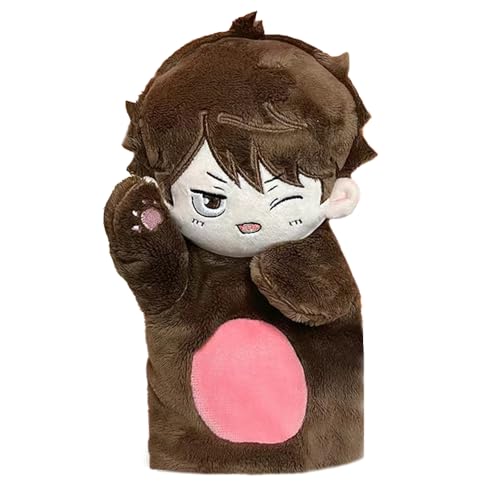 Insxuan Haikyuu Handwärmer Anime Weiche Figur Hinata Shoyo Tobio Kageyama Oikawa Tooru Handpuppe Baumwollpuppe Fluffy Plüschies Nishinoya Kotaro Kissen Pillow Geburtstagsgeschenk von Insxuan