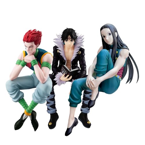 Insxuan Killua Zaoldyeck Anime Figur Illumi Zaoldyck Model Statue Kurapika Action Figur Hisoka Sammlerstück Desktop Dekoration Geburtstage von Insxuan