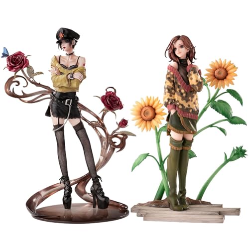 Insxuan Komatsu Nana und Osaki Nana Rose Sonnenblume Standfigur Desktop Modell Anime Sammlerstück Schönheitsfigur Figurine von Insxuan