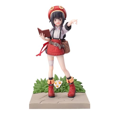 Insxuan Konosuba God's Blessing on This Wonderful World Figur,Megumin Anime Figuren,Anime Desktop Ornamente,Anime Modell Statue Megumin,PVC Action Figure,Geschenke für Anime Fans von Insxuan