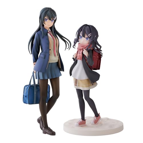 Insxuan Mai Anime Figur Modell, Mai Statue Geburtstagsgeschenk Adolescent Idiots Don't Dream of Bunny Girls Sammlung Figur Bücherregal Dekorationen von Insxuan