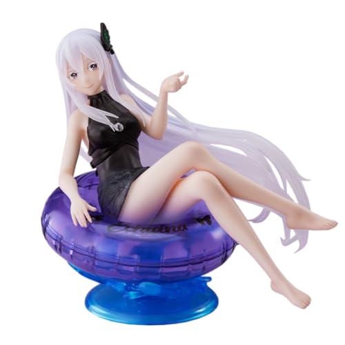 Insxuan Re:0 Echidna Figur Modell 10cm Sitzende Schwimmring Figurine Sammelfiguren Echidna Statue Geschenk für Sammler von Insxuan